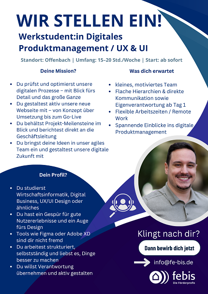 Jobs bei febis / foerderdata